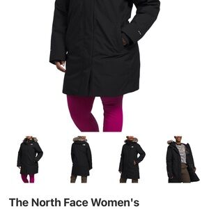 The North Face Women's Black parka